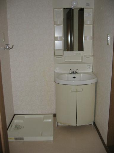 Washroom. Also it comes with a washing machine bread