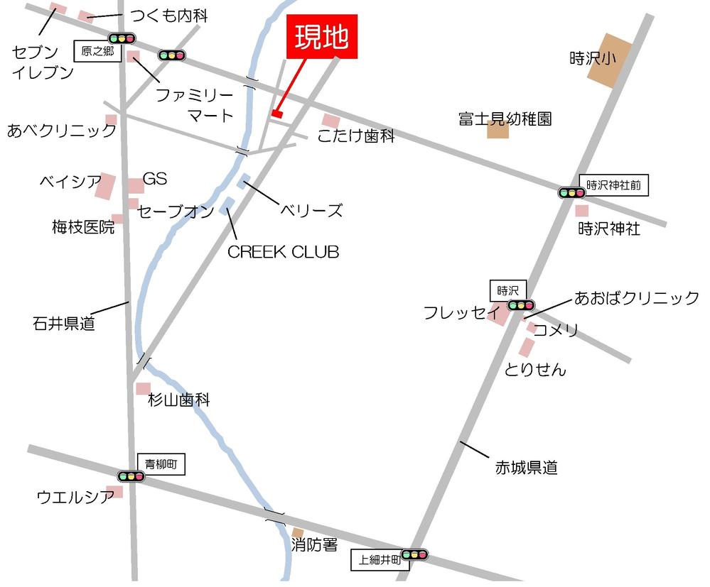 Local guide map. Information map