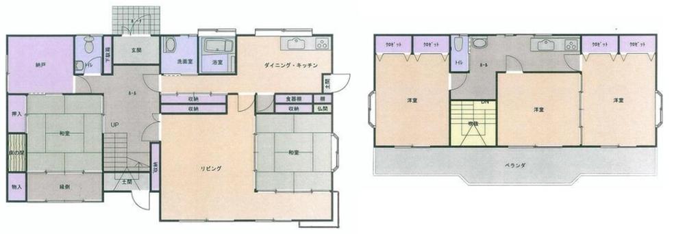 Floor plan. 17 million yen, 5LDK + S (storeroom), Land area 397 sq m , Building area 200.39 sq m