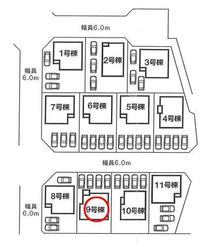 Compartment figure. 21,400,000 yen, 4LDK, Land area 175.11 sq m , Building area 105.16 sq m parking parallel four OK! Please effective use of independent Nantei! 
