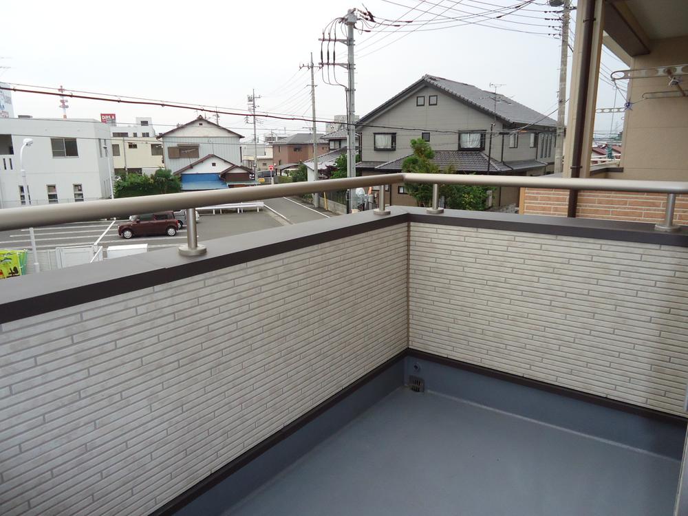 Balcony. Balcony spreads on the south side