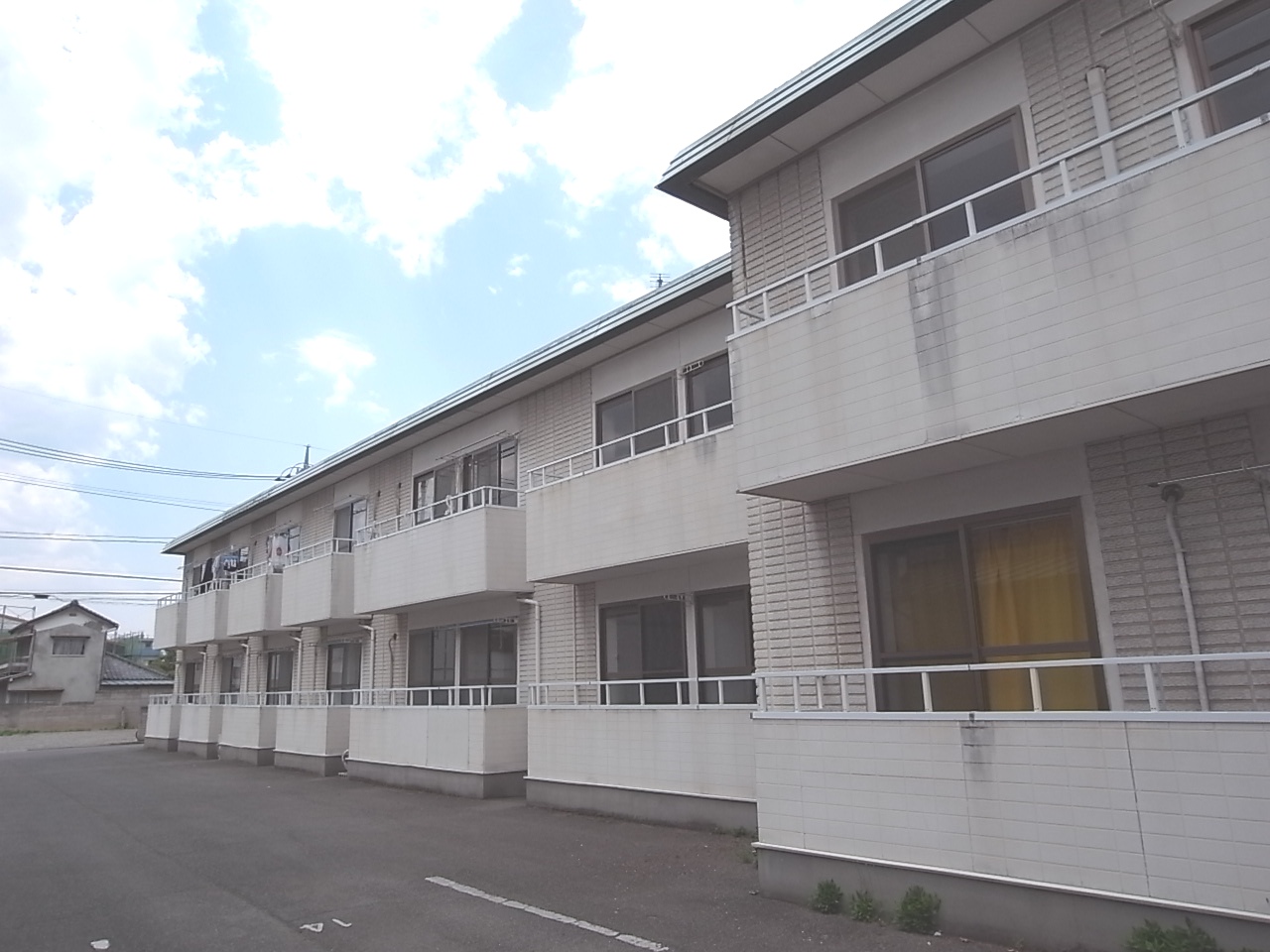 Building appearance. Maebashi Showacho Akkora Rent appearance 2