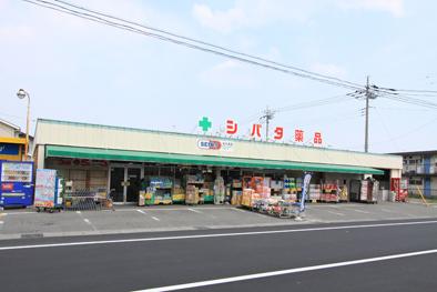 Drug store. 800m until Shibata chemicals Soja shop
