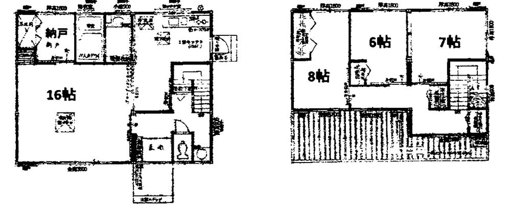 Floor plan. 24 million yen, 4DK + S (storeroom), Land area 216.38 sq m , Building area 119.17 sq m