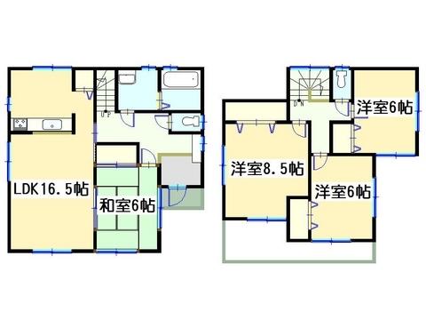 Floor plan. 17.8 million yen, 4LDK, Land area 270.04 sq m , Building area 105.16 sq m