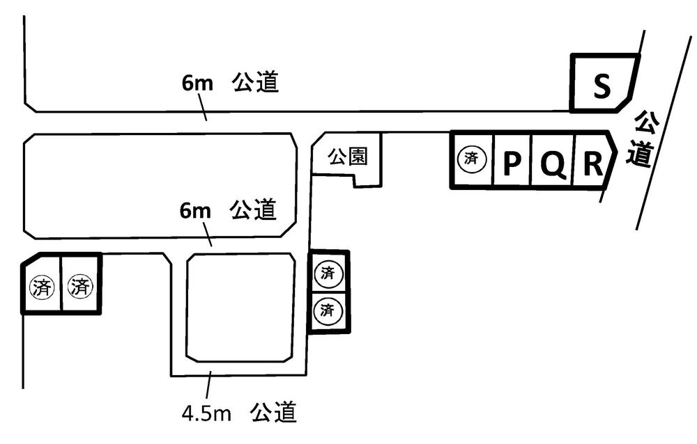 The entire compartment Figure. South road ・ Corner lot, etc., Your favorite partition You can choose ☆