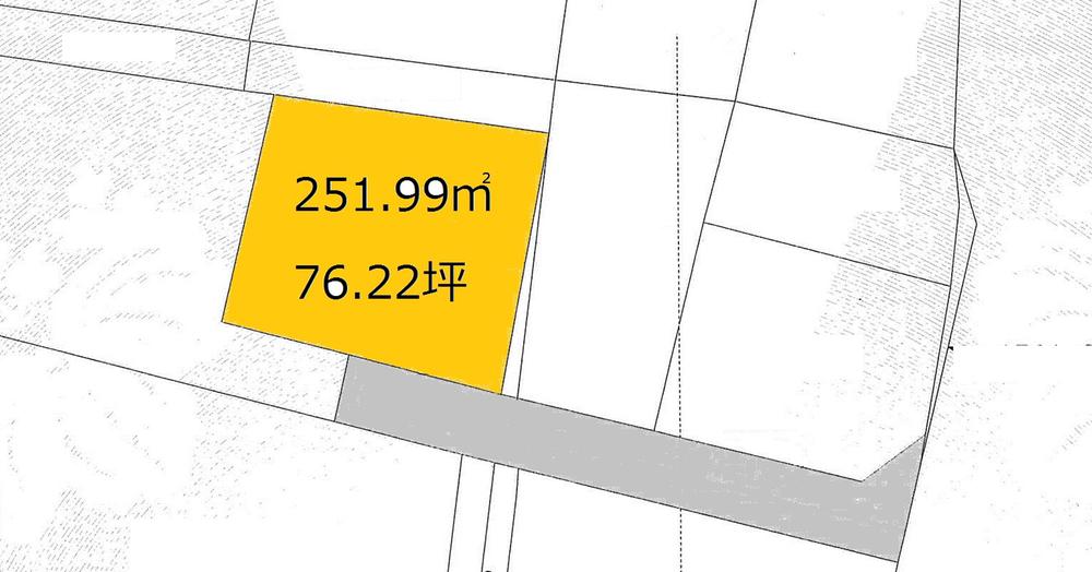 Compartment figure. Land price 3.81 million yen, Land area 251.99 sq m