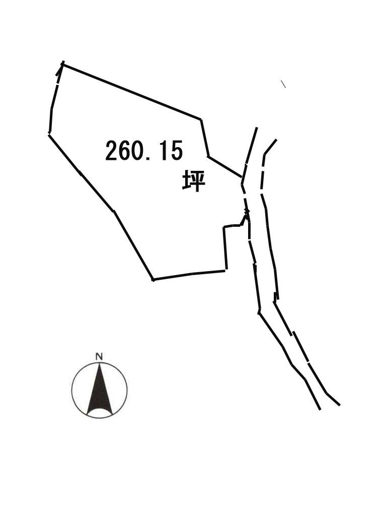 Compartment figure. Land price 6.3 million yen, Land area 860 sq m compartment view
