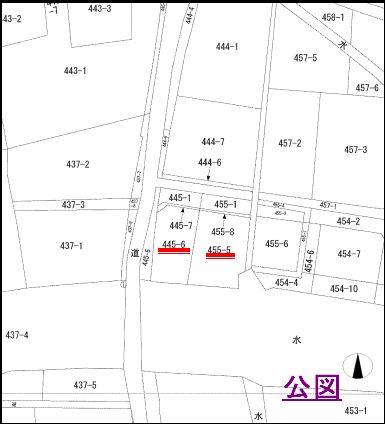 Compartment figure. Land price 5.5 million yen, Land area 323.72 sq m compartment view