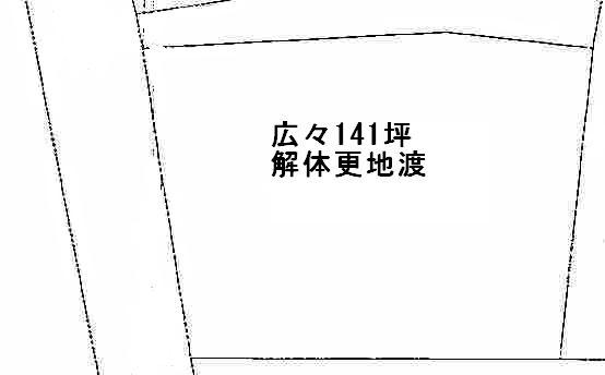 Compartment figure. Land price 5.4 million yen, Land area 467.54 sq m