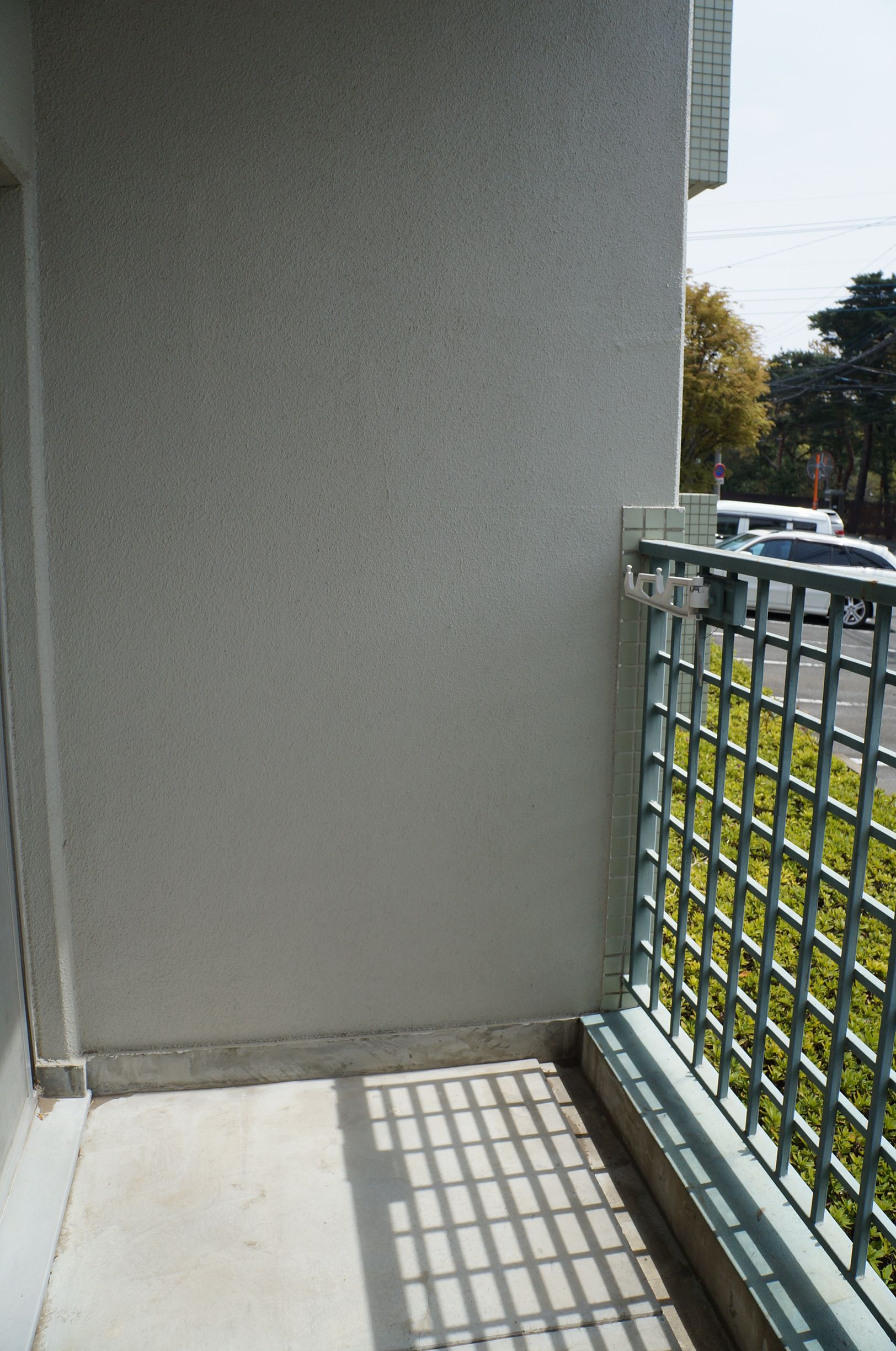 Balcony. Pleasant balcony in the Rose Garden near