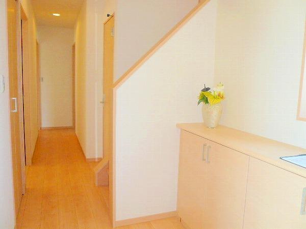 Entrance. Bright entrance of with shoes cloak (August 2013) Shooting