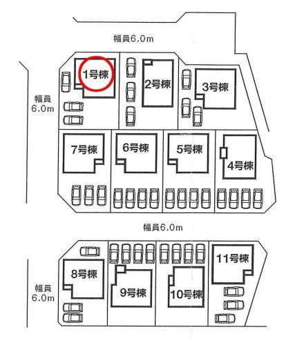Compartment figure. 20,900,000 yen, 4LDK, Land area 183.28 sq m , Building area 105.16 sq m car park three or more OK! 