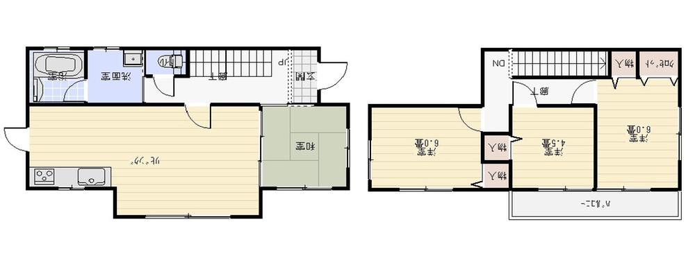 Floor plan. 11.8 million yen, 4LDK, Land area 132.84 sq m , Building area 86.94 sq m