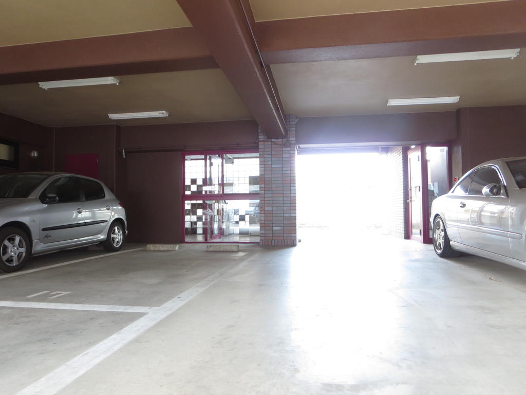 Parking lot. Indoor parking lot