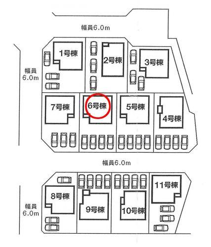 Compartment figure. 22,900,000 yen, 4LDK, Land area 177.49 sq m , Building area 104.75 sq m parking parallel four OK! 