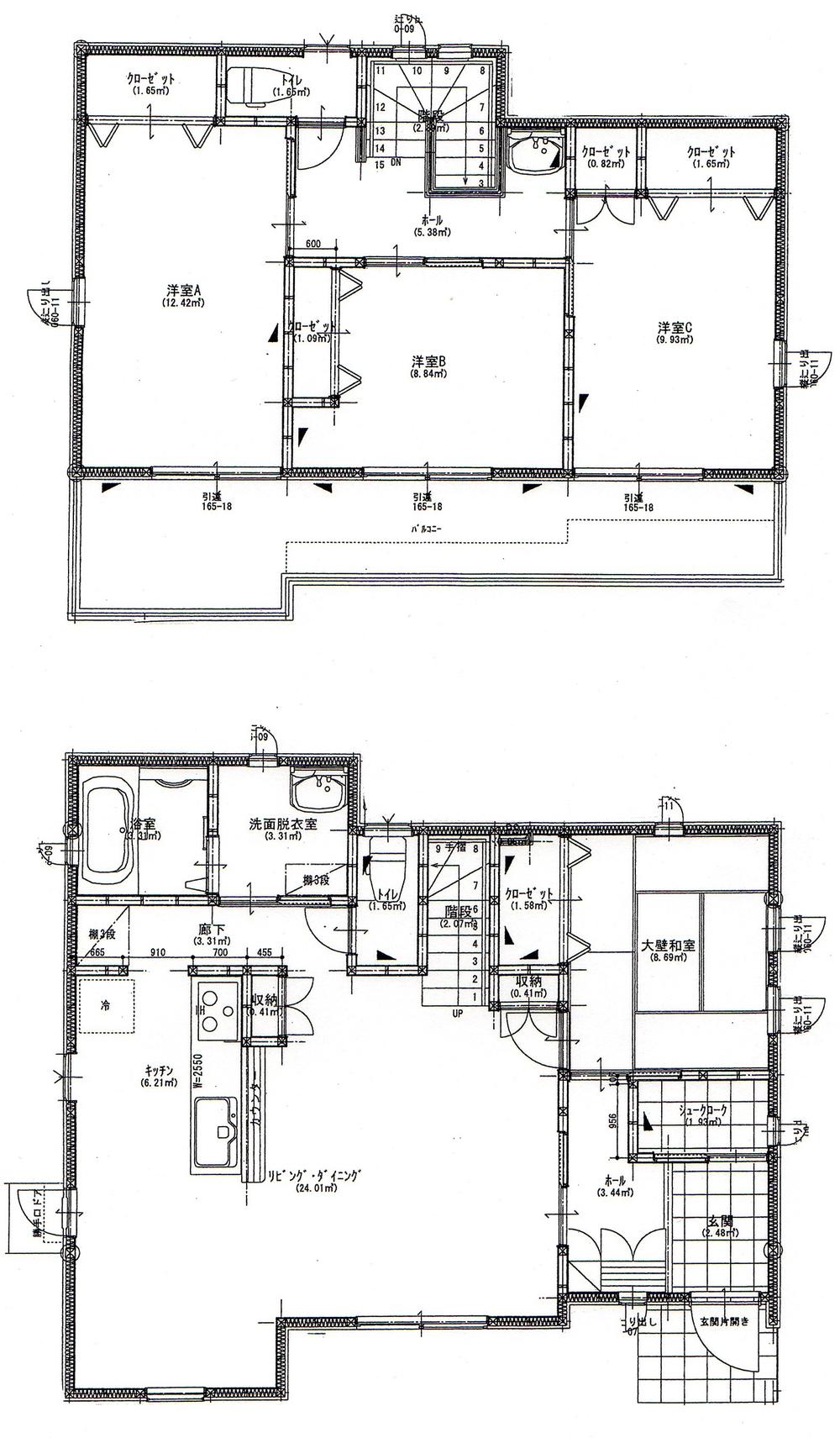 Floor plan. 23.8 million yen, 4LDK, Land area 219.72 sq m , Building area 109.3 sq m