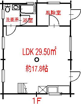 Floor plan. 20 million yen, 1LDK, Land area 993 sq m , Building area 65.98 sq m