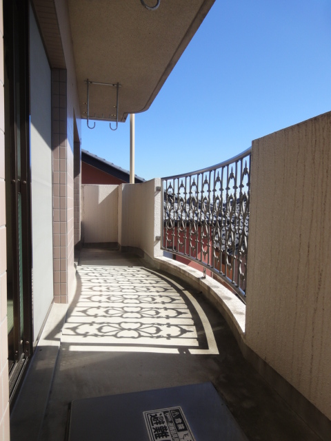 Balcony. Bright and pleasant balcony