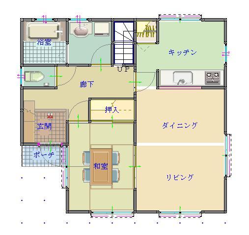 Floor plan. 21,800,000 yen, 4LDK, Land area 167.38 sq m , Building area 105.58 sq m 1 floor