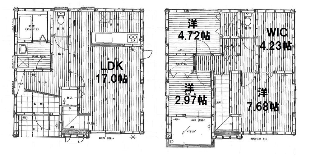 Floor plan. 18,800,000 yen, 3LDK, Land area 603.42 sq m , Building area 93 sq m