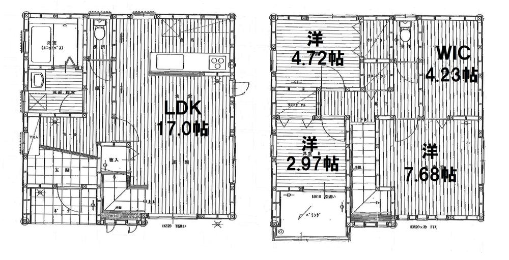 Floor plan. 18,800,000 yen, 3LDK, Land area 603.42 sq m , Building area 93 sq m