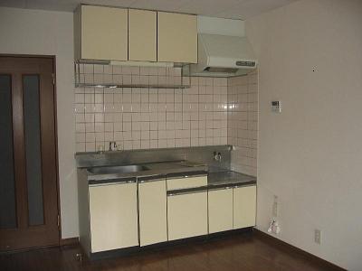 Kitchen. With hanging cupboard