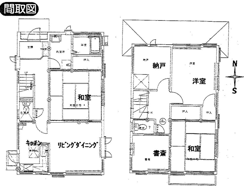 Floor plan. 14.8 million yen, 4LDK + S (storeroom), Land area 149.71 sq m , Building area 99.74 sq m