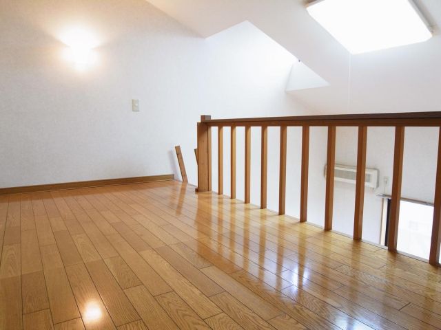 Other room space. The ceiling of the loft is also high