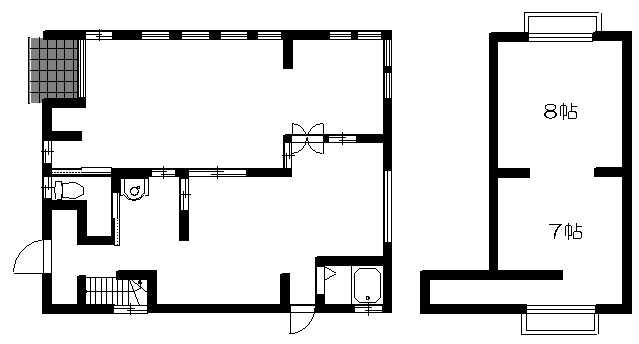 Floor plan. 23.5 million yen, 2DK, Land area 192.83 sq m , Building area 82.74 sq m