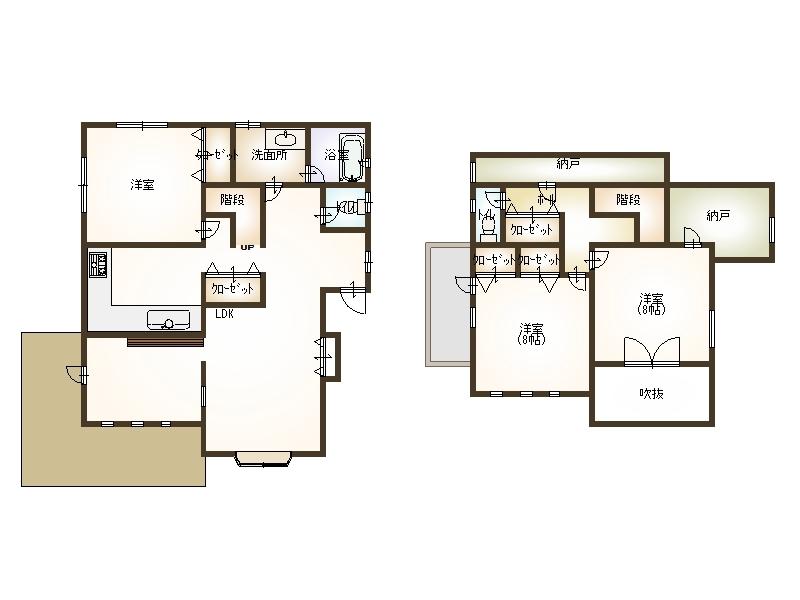 Floor plan. 18.9 million yen, 3LDK + S (storeroom), Land area 365 sq m , Building area 129.17 sq m
