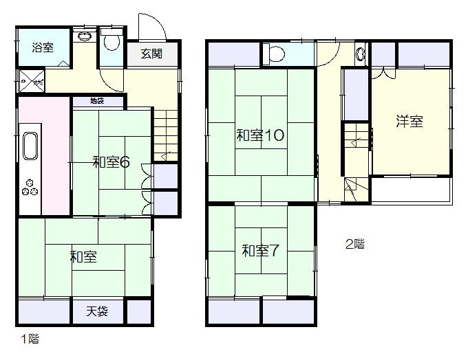 Floor plan. 8.8 million yen, 5K, Land area 113.03 sq m , Building area 108.05 sq m