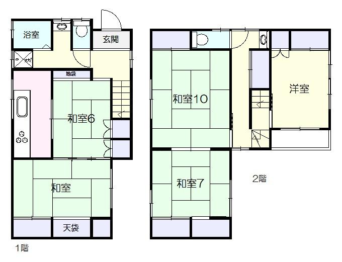 Floor plan. 8.8 million yen, 5K, Land area 113.03 sq m , Building area 108.05 sq m