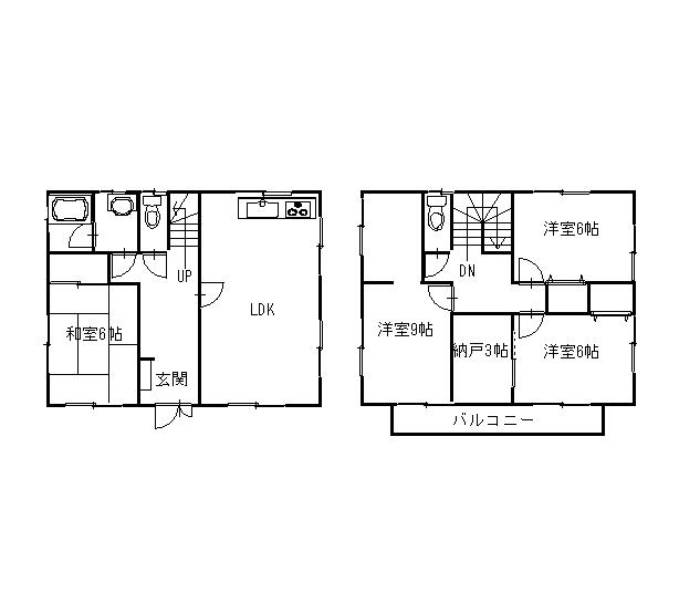 Floor plan. 8.8 million yen, 4LDK + S (storeroom), Land area 246.69 sq m , Building area 126 sq m floor plan