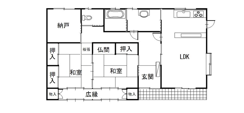 Floor plan. 13 million yen, 2LDK + S (storeroom), Land area 212.25 sq m , Building area 91.81 sq m floor plan