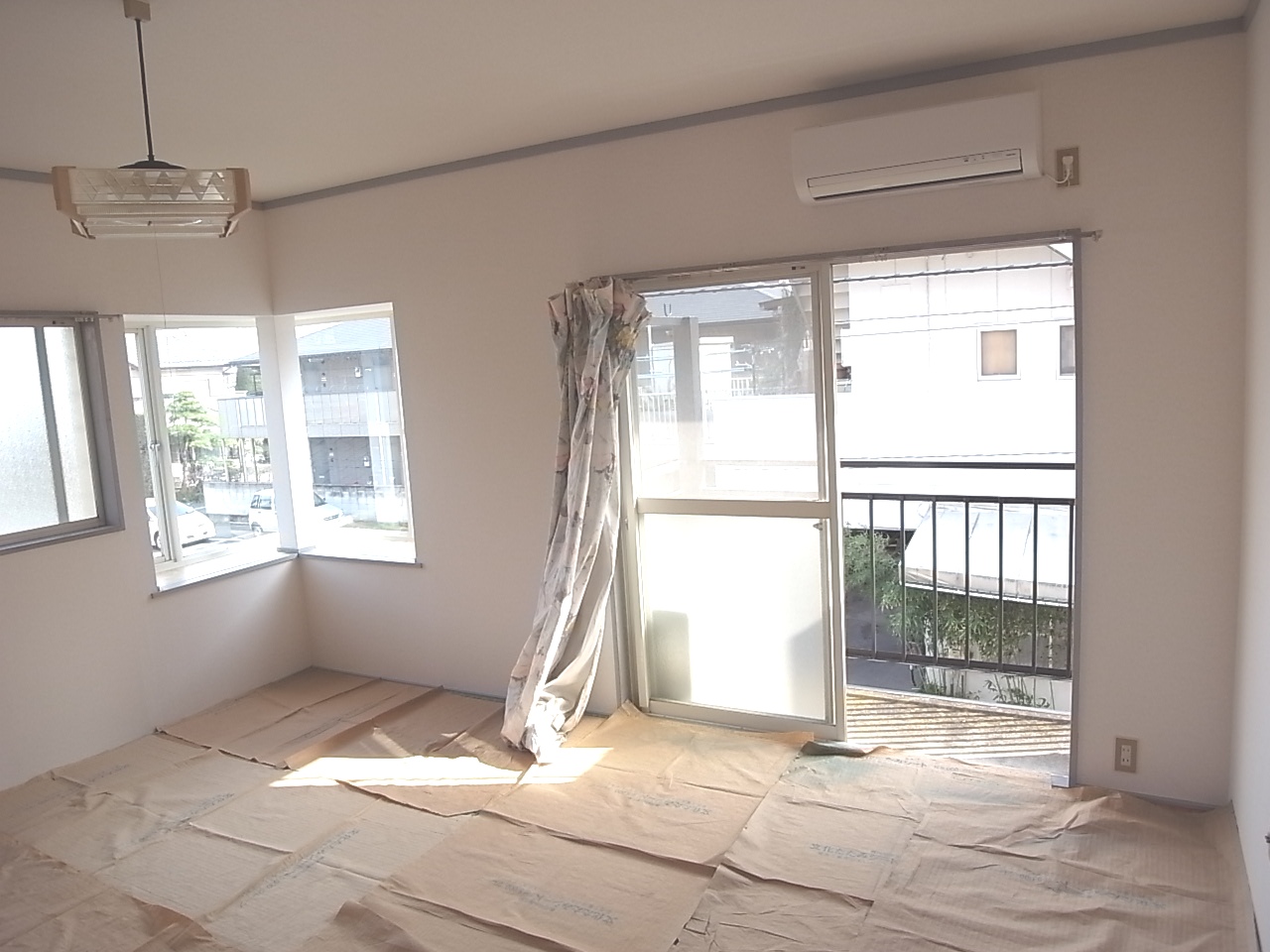 Living and room. Maebashi Hiyoshi-cho Akkora Rent room Japanese-style room 2