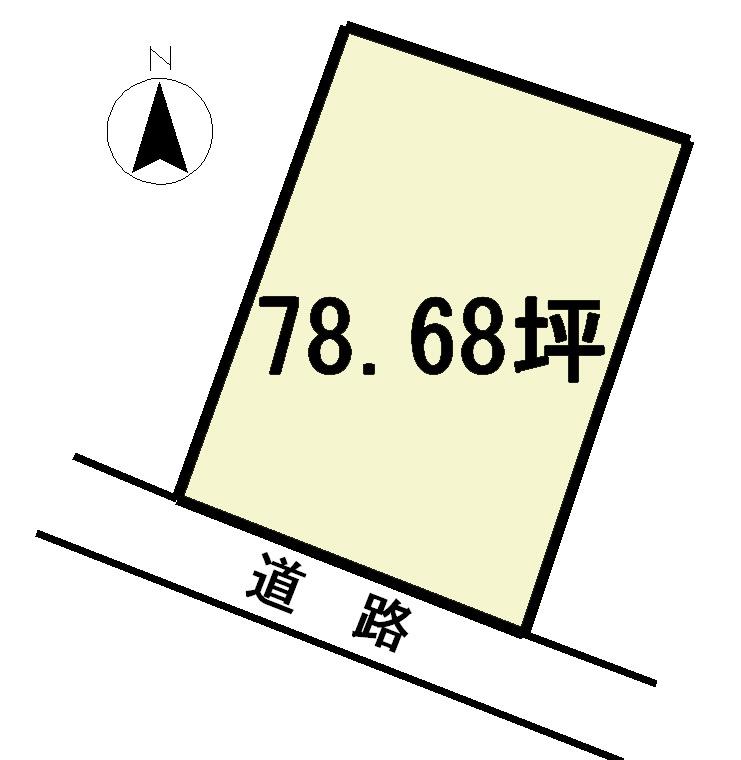Compartment figure. Land price 31 million yen, Land area 260.13 sq m
