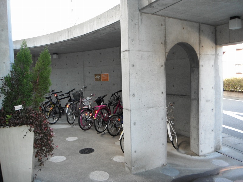 Other common areas. Bicycle parking space