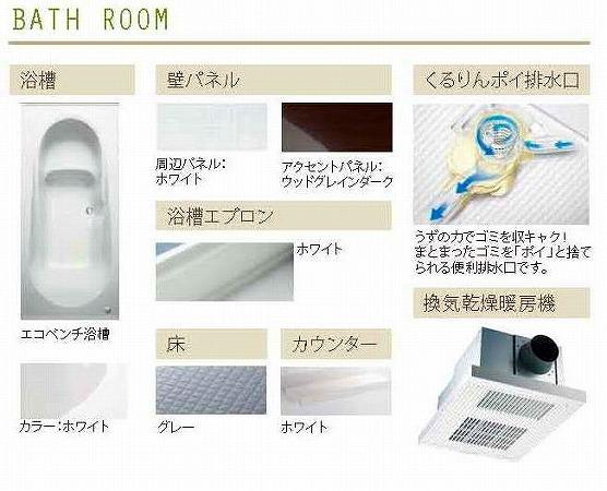 Same specifications photo (bathroom). 5 Building Specifications (with bathroom heating ventilation dryer construction)