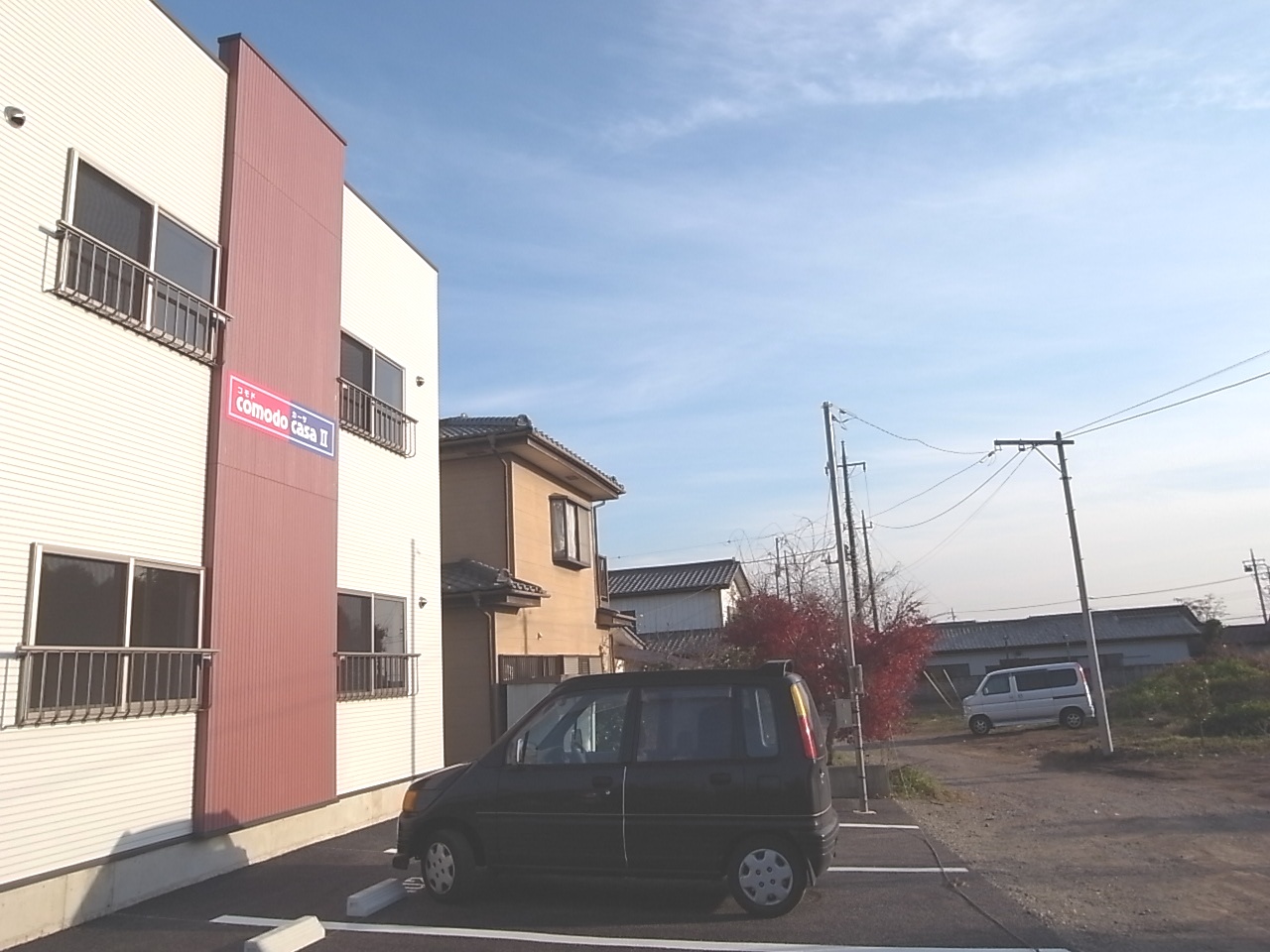 Building appearance. Maebashi Yokozawa cho Akkora Rent appearance 2