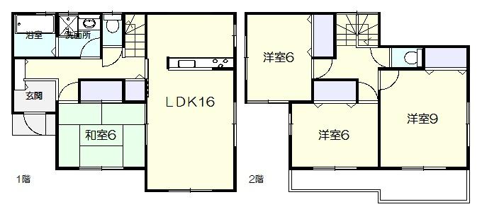 Floor plan. 18,800,000 yen, 4LDK, Land area 221.08 sq m , Building area 105.15 sq m