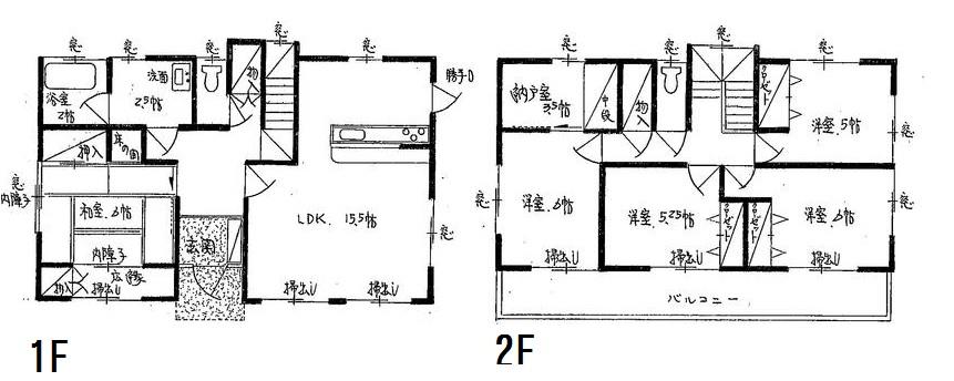 Floor plan. 29 million yen, 5LDK + S (storeroom), Land area 446 sq m , Building area 123.79 sq m