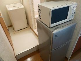 Other. Before the microwave & refrigerator, Back washing machine