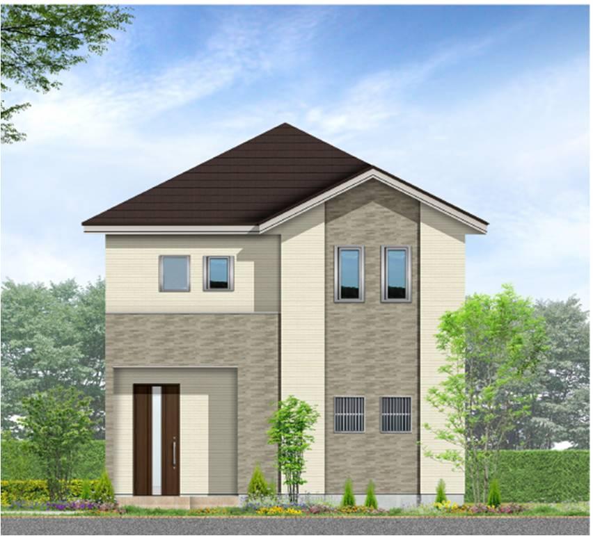 Rendering (appearance). (5 Building) depresses Rendering entrance in one step, Us welcomed the people who visit the open space of the atrium. Second floor living room is all has become a private room, Privacy is maintained, It can be used in a variety of such as the children's room and hobby room. 2 parts