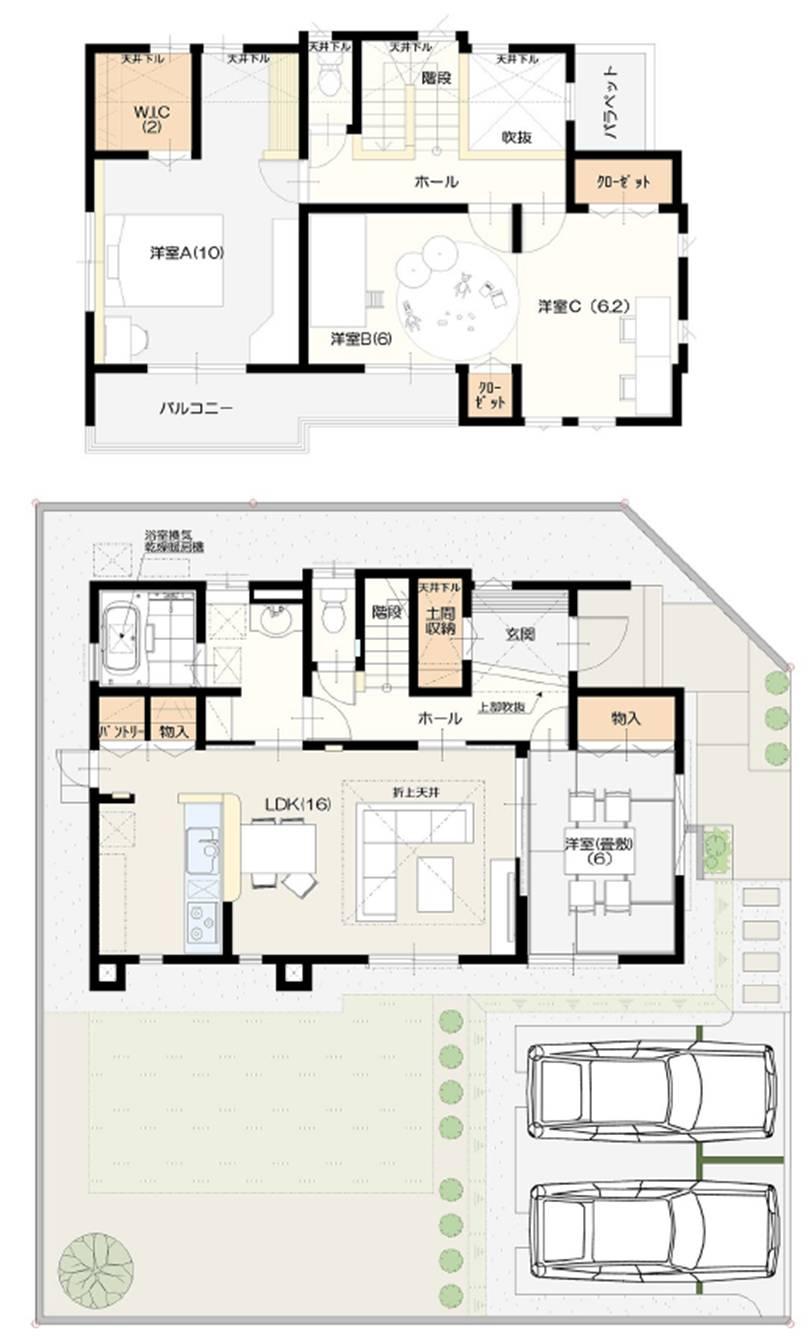 Floor plan. (No. 1 point), Price 29,300,000 yen, 3LDK, Land area 176 sq m , Building area 113.22 sq m