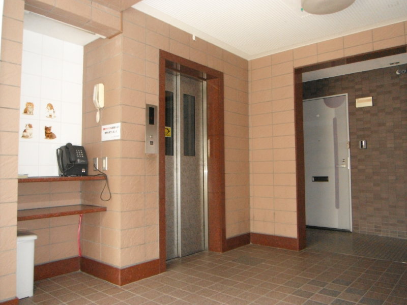 Other common areas. Elevator of the place that contains the entrance