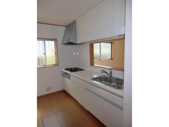 Kitchen. Artificial marble of the top plate