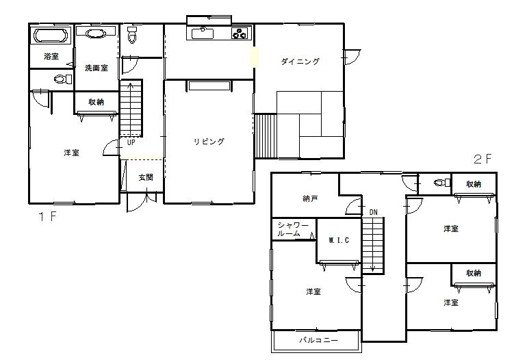 Floor plan. 19,800,000 yen, 4LDK + S (storeroom), Land area 251.45 sq m , Building area 158.97 sq m