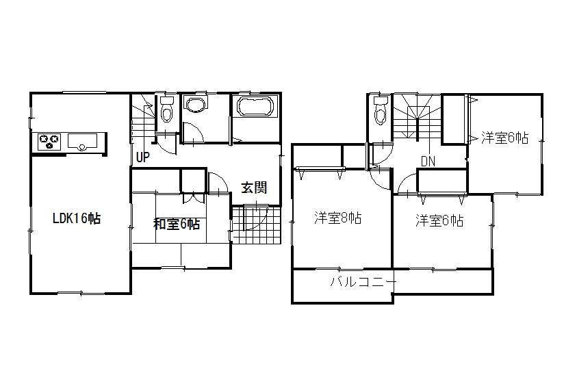 Floor plan. 18.9 million yen, 4LDK, Land area 185.01 sq m , Building area 105.15 sq m floor plan