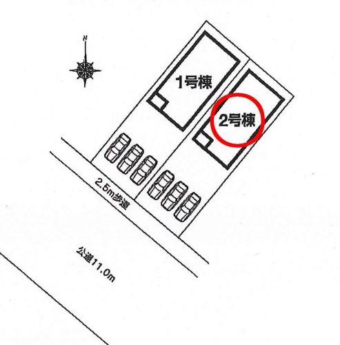 Compartment figure. 19,800,000 yen, 4LDK, Land area 164.67 sq m , Building area 105.98 sq m parking parallel three possible! 